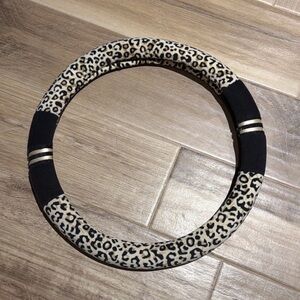 Leopard Print Steering Wheel Cover